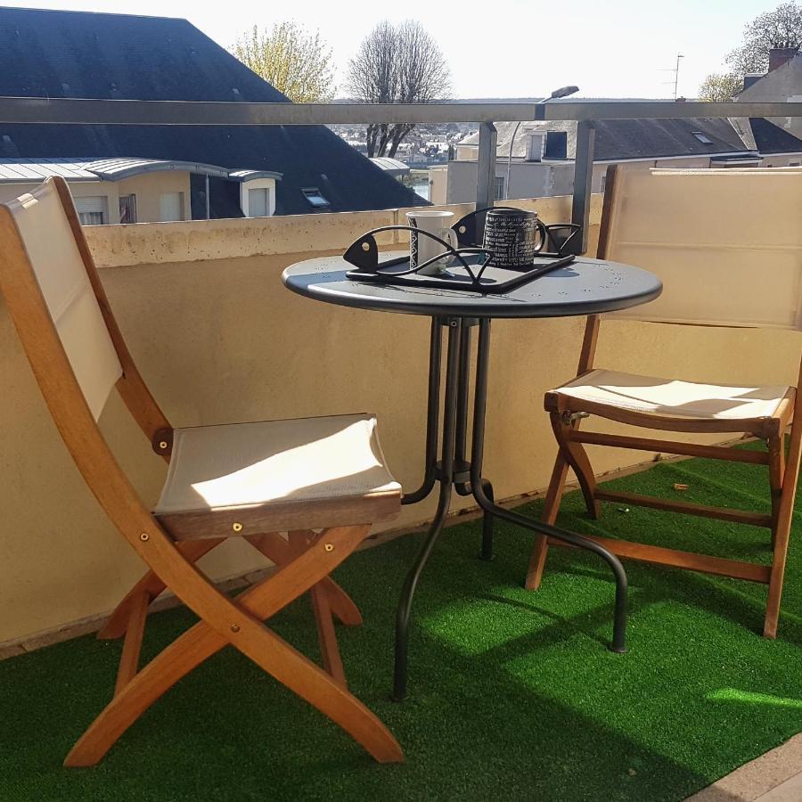 Le Vinci Studio Tout Confort Proche Centre Ville Avec Terrasse Et Parking Blois Eksteriør bilde
